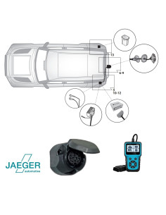 21190522 FAISCEAU SPECIFIQUE 13 BROCHES / LAND ROVER DEFENDER 90 110 130 + PASSAGE VALISE