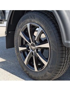 FOURGON ROADSTER 255 - 255x125x155 - 750 KG NON FREINE - COMPOSITE - BLANC + P. LATERALE + Jantes Alu (Debon) 2