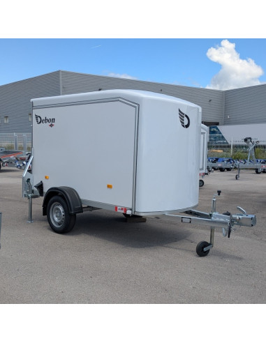 FOURGON ROADSTER 255 - 255x125x155 - 750 KG NON FREINE - COMPOSITE - BLANC (Debon)