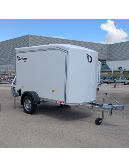 FOURGON ROADSTER 255 - 255x125x155 - 750 KG NON FREINE - COMPOSITE - BLANC (Debon)