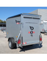 FOURGON ROADSTER 255 - 255x125x155 - 1300 KG - ALUMINIUM - NOIR + P. LATERALE (Debon)