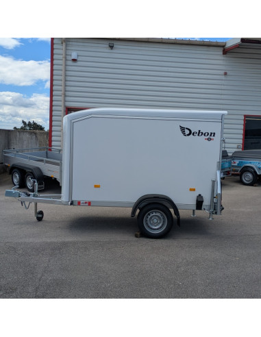 FOURGON ROADSTER 255 - 255x125x155 - 750 KG NON FREINE - COMPOSITE - BLANC (Debon)