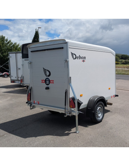 FOURGON ROADSTER 255 - 255x125x155 - 750 KG NON FREINE - COMPOSITE - BLANC (Debon)