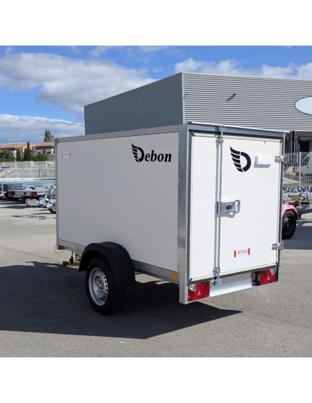 FOURGON ROADSTER 220 - 225x117x120 - 750kg NON FREINE - BOIS - BLANC (Debon)