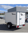 FOURGON ROADSTER 220 - 225x117x120 - 750kg NON FREINE - BOIS - BLANC (Debon)