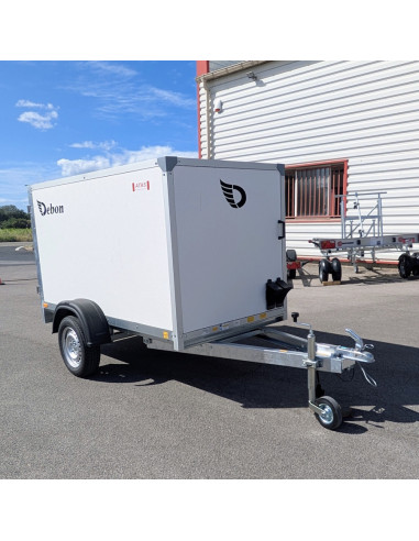 FOURGON ROADSTER 220 - 225x117x120 - 750kg NON FREINE - BOIS - BLANC (Debon)