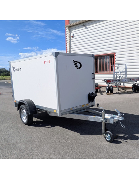 FOURGON ROADSTER 220 - 225x117x120 - 750kg NON FREINE - BOIS - BLANC (Debon)