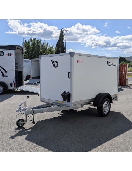 FOURGON ROADSTER 220 - 225x117x120 - 750kg NON FREINE - BOIS - BLANC (Debon)
