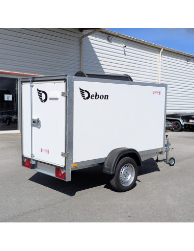 FOURGON ROADSTER 220 - 225x117x120 - 750kg NON FREINE - BOIS - BLANC (Debon)