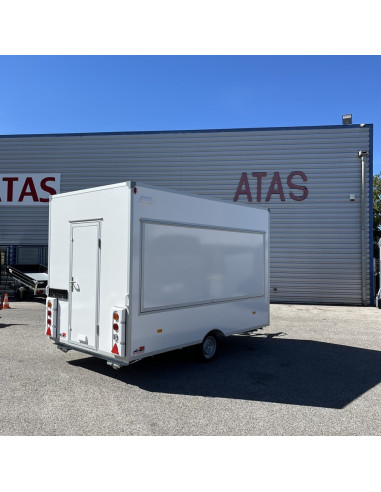 REM COMMERCIALE PANNEAUX LISSES 360*203*230 1300 KG VOLET LATERAL - PORTE ARRIERE