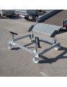 BER DE STOCKAGE A ROULETTES pour BATEAU - 1200 KG - 130x100 (Sunway)