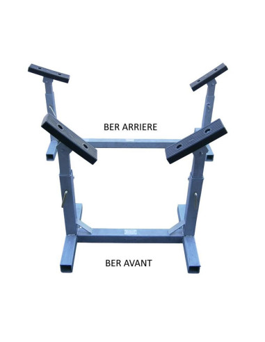 BER DE STOCKAGE A PIEDS pour BATEAU - 1000 KG - BER AVANT (Sunway)