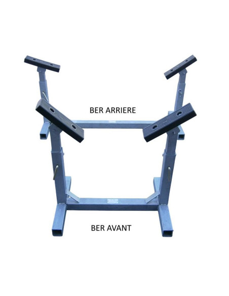 BER DE STOCKAGE A PIEDS pour BATEAU - 1000 KG - BER AVANT (Sunway)