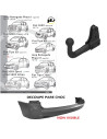 2486T48 ATTELAGE JEEP RENEGADE TYPE BV DE 2014 - FIAT 500X FIAT TIPO