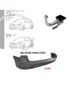 2523T35 ATTELAGE TOYOTA YARIS IV DE 02/20 -  MAZDA 2 (DL, DJ) de 03/22 - 