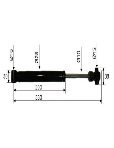 ALKO Compatible Amortisseur de t te 131R avant...