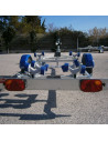 PORTE-BATEAU 500 KG PTC MULTI-ROULEAUX roue de 10" (Sunway)