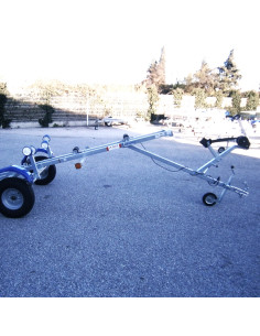 PORTE-BATEAU 500 KG PTC TIMON BASCULANT (roue de 10") Sunway 2