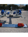 PORTE-BATEAU 500 KG PTC MULTI-ROULEAUX roue de 10" (Sunway)
