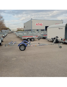 Remorque porte-bateau 500 KG PTC MULTI-ROULEAUX (Sunway)