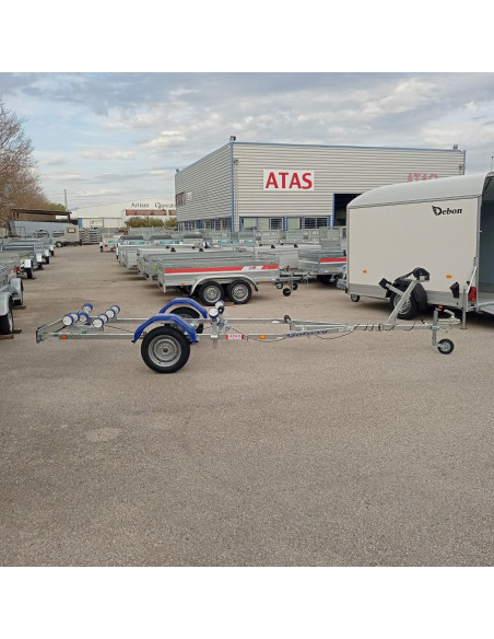 Remorque porte-bateau 500 KG PTC MULTI-ROULEAUX (Sunway)