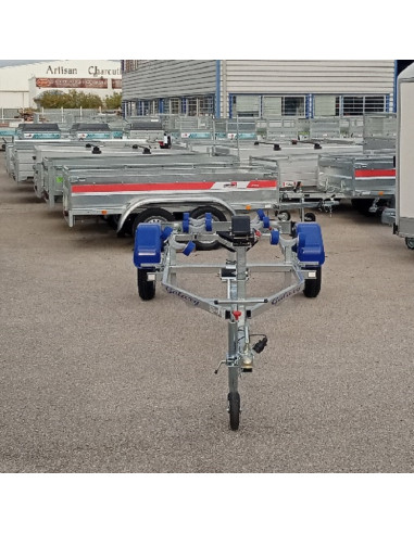Remorque porte-bateau 500 KG PTC MULTI-ROULEAUX (Sunway)