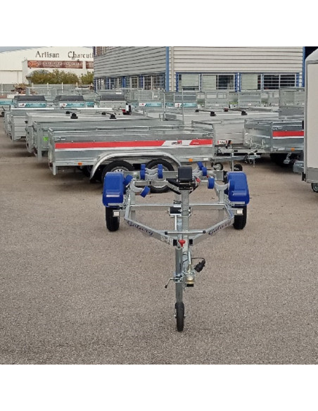 Remorque porte-bateau 500 KG PTC MULTI-ROULEAUX (Sunway)