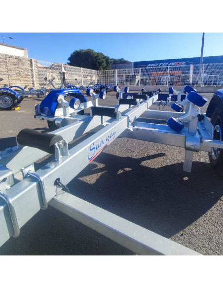PORTE-BATEAU 1200 KG PTC -  TIMON BASCULANT (Sunway)