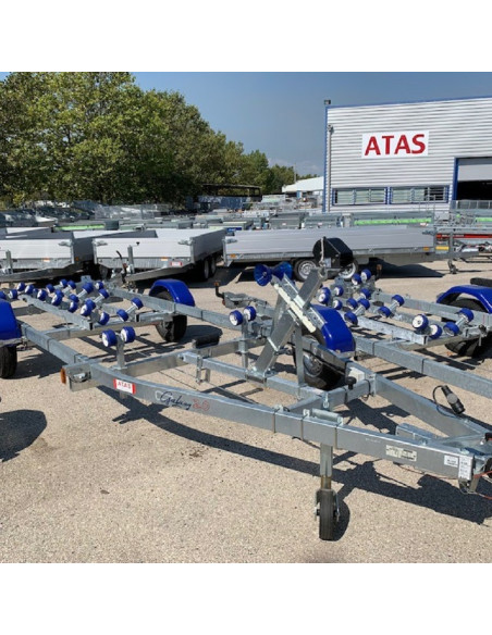 PORTE-BATEAU 1200 KG PTC - MULTI-ROULEAUX (Sunway)