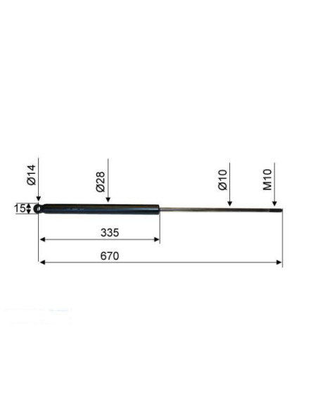 AMORTISSEUR DE TETE COMPATIBLE KNOTT KF30-C KR30-A B STOCK UNIQUEMENT 