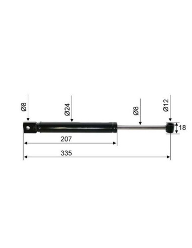 BPW PEITZ Amortisseur de t te PAV SR 2 7 MX