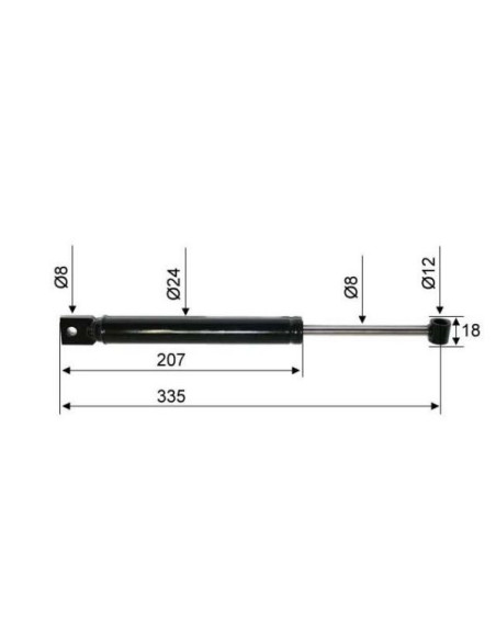 BPW PEITZ Amortisseur de t te PAV SR 2 7 MX