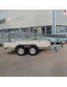 McALU PRO - 305x153x43 - 2700 KG PTC - 2 ESSIEUX - LOGEMENT pour RAMPES - MP305 (Saris)