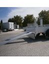 McALU PRO - 305x153x43 - 2000 KG PTC - 2 ESSIEUX - LOGEMENT et RAMPES - MP305 (Saris)