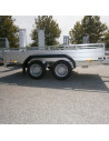McALU PRO - 305x153x43 - 2000 KG PTC - 2 ESSIEUX - LOGEMENT et RAMPES - MP305 (Saris)