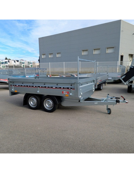 PLATEAU RIDELLE  263*145*40 2 ESSIEUX -NORDIKA N260F113 - 1300 KG PTC (Sorel)