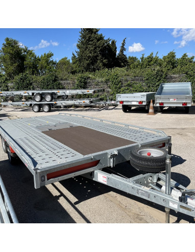 DESTOCKAGE - PORTE VOITURE - TT-231 500x224 - 3500 KG PTC (Brian James) Stock uniquement