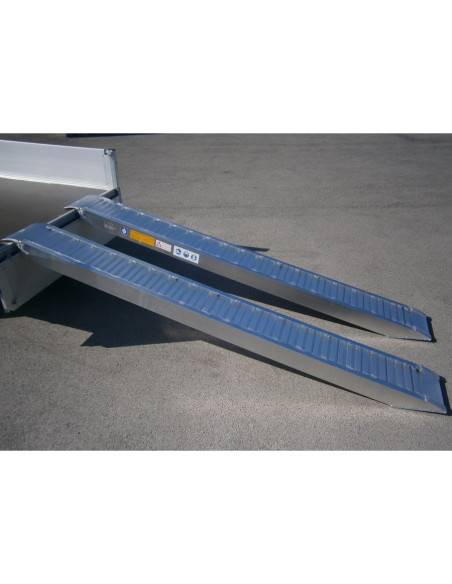 RAMPES ALUMINIUM (PAIRE) Longueur 2960 Largeur 300 - CHARGE 3300/3700 KG (Lider)
