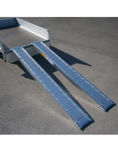 RAMPES ALUMINIUM (PAIRE) Longueur 2960 Largeur 300 - CHARGE 3300/3700 KG (Lider)