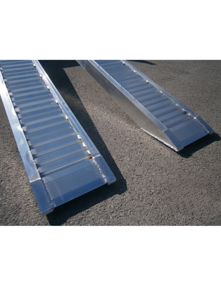 RAMPES ALUMINIUM (PAIRE) Longueur 2960 Largeur 300 - CHARGE 3300/3700 KG (Lider)