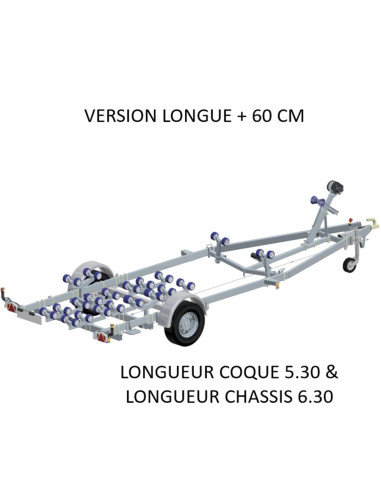 OPTION VERSION LONGUE  + 60 CM (Sunway) OPTION D'USINE UNIQUEMENT