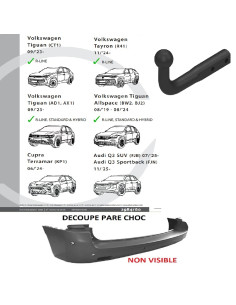 2983T44 ATTELAGE Q3 TERRAMAR TAYRON TIGUAN 2 & 3 