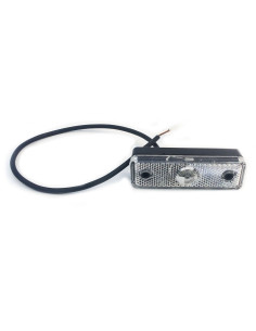 FEU DE POSITION GABARIT RADEX 920 BLANC (cable 0,44m)
