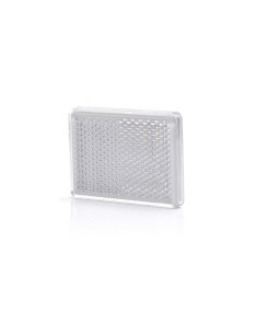 CATADIOPTRE BLANC HOMOLOGUES 55*40 ADHESIF