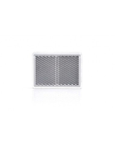 CATADIOPTRE BLANC HOMOLOGUES 55*40 ADHESIF