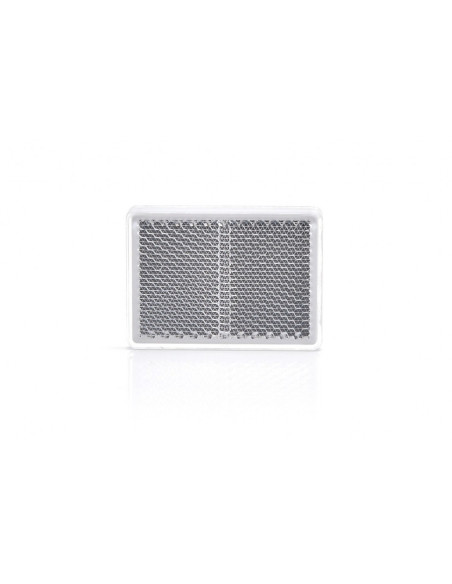 CATADIOPTRE BLANC HOMOLOGUES 55*40 ADHESIF