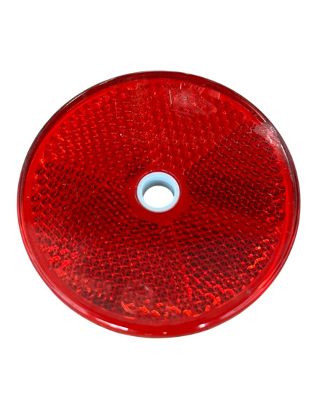 CATADIOPTRE ROUGE ROND Ø 60 PERCAGE CENTRAL 