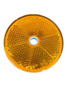 CATADIOPTRE ORANGE ROND Ø 60 PERCAGE CENTRAL 