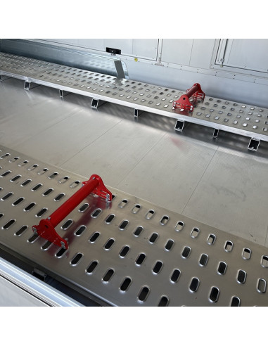 2 CALES / BUTEES DE ROUE - POUR RAIL - FOURGON ROADSTER C1000 C2000 (Debon)