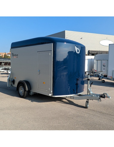 FOURGON ROADSTER 400 - 314x166x200 - 1300 KG - ALUMINIUM - NAVY BLUE + P. LATERALE (Debon)